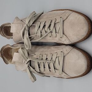 Sam Edelman Reve Tan Suede & Leather Sneakers
